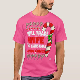 Männer tauschen Ehefrau für Weihnachtskernen ein M T-Shirt