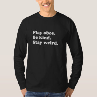 Männer Teens Boys oder Mädchen Funny Oboe oder Obo T-Shirt