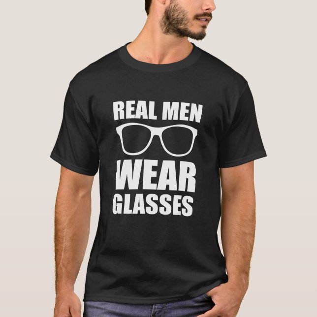 Männer tragen eine Brille Gentlemen T-Shirt (Vorderseite)