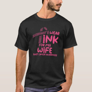 Männer tragen Rosa für meine Ehefrau Brustkrebs A T-Shirt