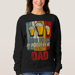 Männer trinken Beifall, weil sie ein lebendiger Va Sweatshirt