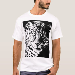 Männer TShirts Template Pop Art Tierleopard