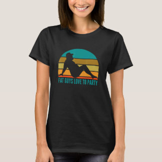 Männer Typ Liebe Party Spaß trinken Erwachsene J T-Shirt