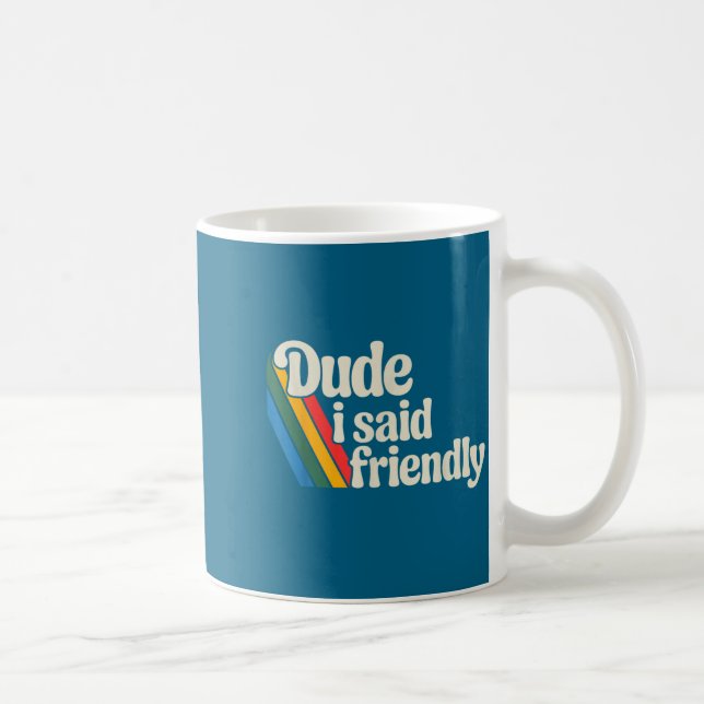 Männer-Typ sagte freundlicher Raider-Spruch Kaffeetasse (Rechts)