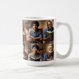 Männer und Buchclubs Kaffeetasse