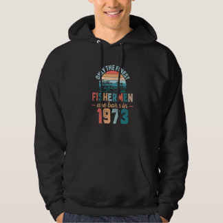 Männer und feinste Fischer sind 1973 im Vater Fisc Hoodie