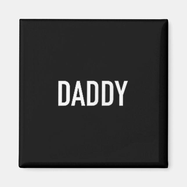 Männer und Frauen Daddy Funny für Väter Magnet (Vorne)