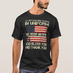 Männer und Frauen in gleichem Gott segnen Sie uns T-Shirt