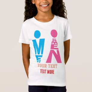 Männer und Frauen Typografie Icon Design – Fett Ro T-Shirt