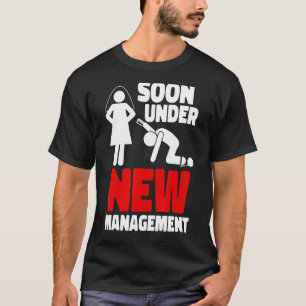 Männer unter dem neuen Verwaltungsraster Bachelor- T-Shirt