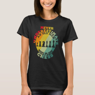 Männer unterschätzen nie einen alten Mann, der Chs T-Shirt