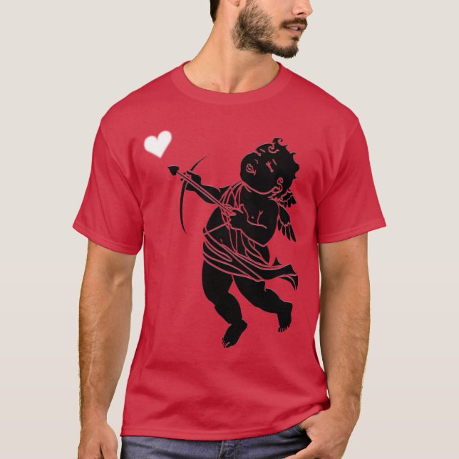 Männer Valentine Shirt Valentine Liebe Shirt Custo (Vorderseite)