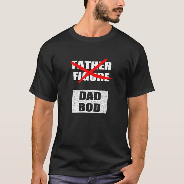 Männer-Vater-Abbildung Vater-Bod T-Shirt (Vorderseite)