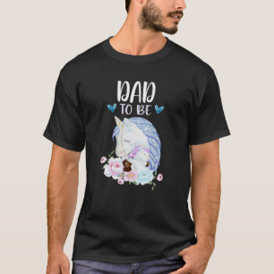 Männer Vater als Einhorn-Kinderdusche für Mädchen T-Shirt