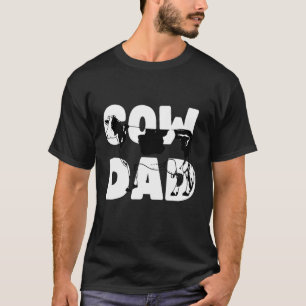 Männer Vater Bauer Kuh Tier Vater Kuh T-Shirt