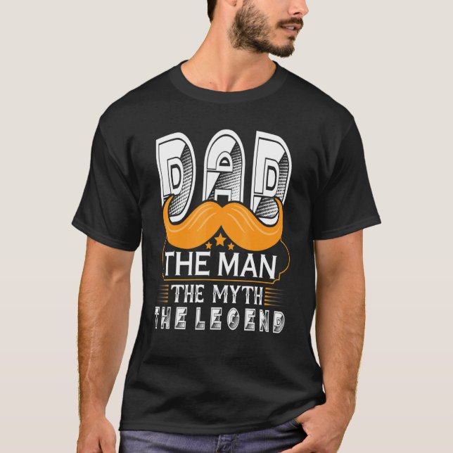 Männer Vater Der Mann der Mythos Der legendäre bär T-Shirt (Vorderseite)