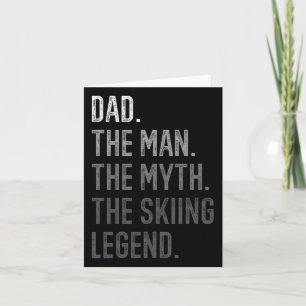 Männer Vater Der Mann der Mythos der Skilegende Pa Karte