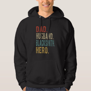 Männer Vater Ehemann Schmied Held Hoodie