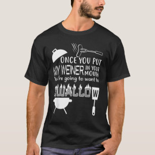 Männer Väter Hot Dog Würstchen Weiner für Männer T-Shirt