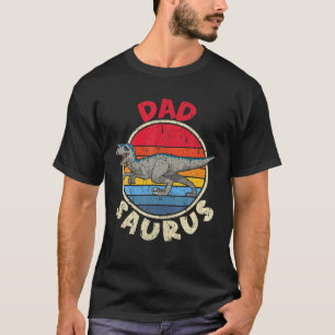 Männer Vater Saurus I Velociraptor I Familie Match T-Shirt