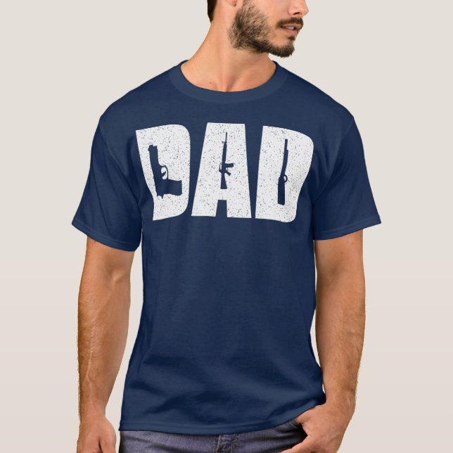 Männer-VATER und Gewebekollektion Vintag T-Shirt (Vorderseite)