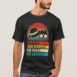 Männer Vatertag Pop Pop Zoo bewahrt den Mann The L T-Shirt