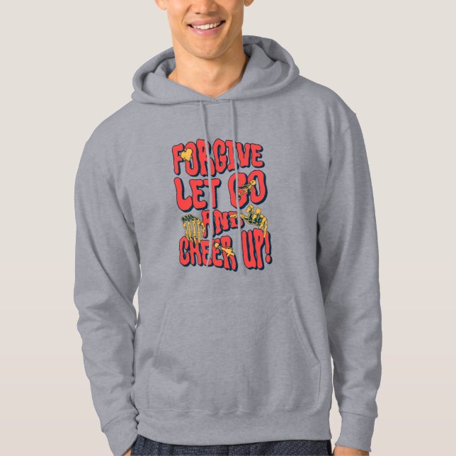 MÄNNER VERGEBEN LOSLASSEN AUFMUNTERN PULLOVER HOOD (Vorderseite)