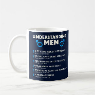 Männer verstehen kaffeetasse