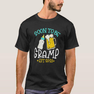 Männer Vintag bald auf Gramp 2023 Schwangerschaft T-Shirt