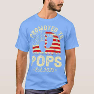 Männer Vintag für Pop nach 2023 American Fl. T-Shirt