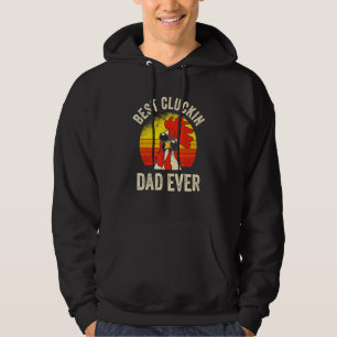 Männer Vintag Hühner Vater Bester Cluckin Vater je Hoodie