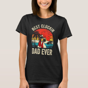 Männer Vintag Hühner Vater Bester Cluckin Vater je T-Shirt
