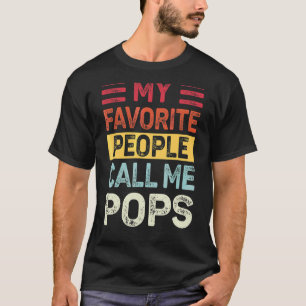 Männer Vintag Meine Lieblings-Leute nennen mich Po T-Shirt