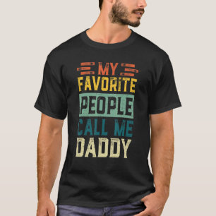 Männer Vintag, meine Lieblingsmenschen nennen mich T-Shirt