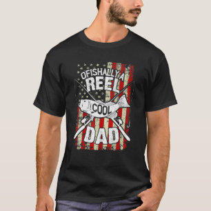 Männer Vintag, Ofishally Reel Cooler Vater USA Fla T-Shirt