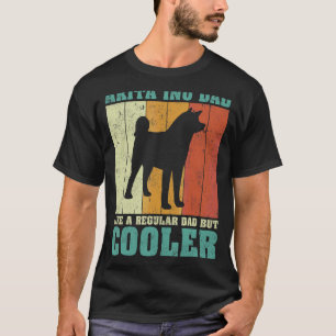 Männer Vintag Retro Akita Inu Vater wie ein normal T-Shirt