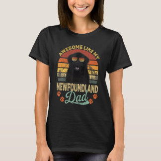 Männer Vintage Awesome wie mein Neufundländer-Vate T-Shirt