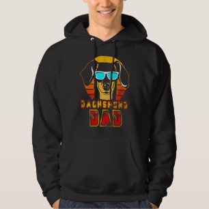 Männer Vintage Dackel Vater Retro Sonnenbrille Dac Hoodie