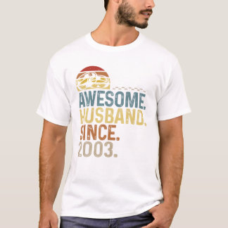 Männer Vintage-Ringe Hochzeit Jubiläum Großartig T-Shirt