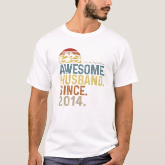 Männer Vintage-Ringe Hochzeit Jubiläum Toll Eheman T-Shirt
