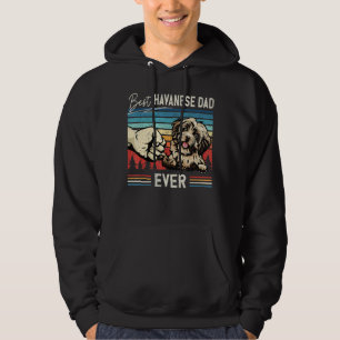 Männer Vintager bester Havanese Vater Dog für Väte Hoodie