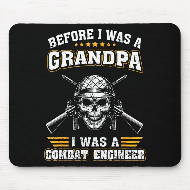 Männer waren ein Pionier bevor Opa stolz Mousepad (Vorne)