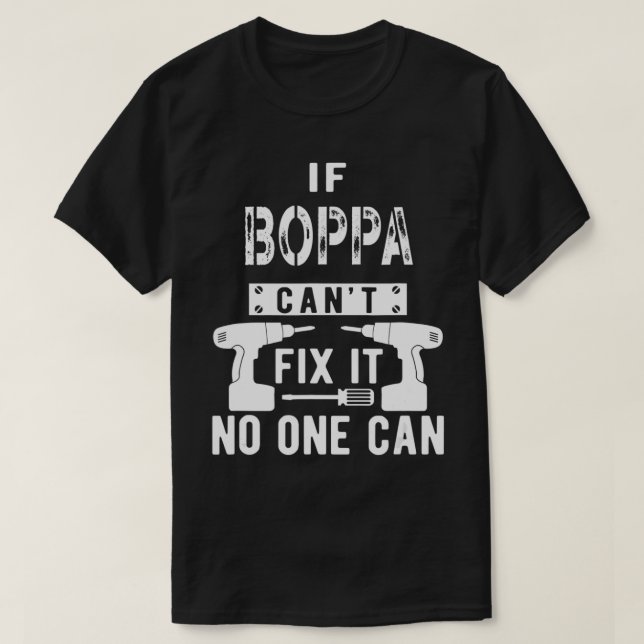 Männer, wenn Boppa kann es nicht, dass niemand Gro T-Shirt (Design vorne)