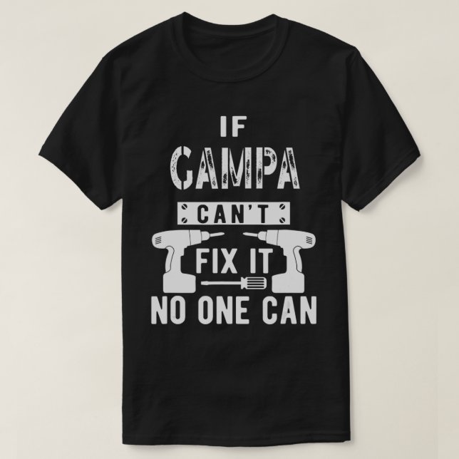 Männer, wenn Gampa kann es nicht, dass niemand Gro T-Shirt (Design vorne)