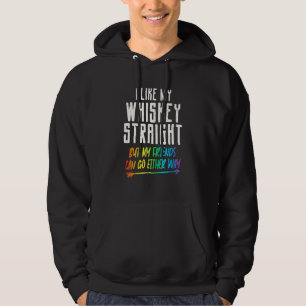 Männer wie mein Whiskey gerade Freunde Lgbtq Gay P Hoodie