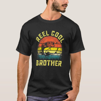Männer Wirklich Cooler Bruder Fisch Angeln Vaterta T-Shirt