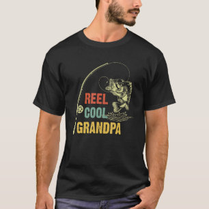 Männer Wirklich Cooler Opa Angeln Vater Vater-Tag T-Shirt