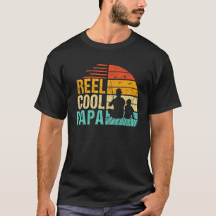 Männer Wirklich cooler Papa-Angler Dad Vatertag Fi T-Shirt