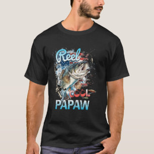 Männer Wirklich Cooler Papaw Amerikanische Flagge T-Shirt