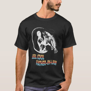 Männer Wirklich Cooler Schwiegervater Angelndes T-Shirt
